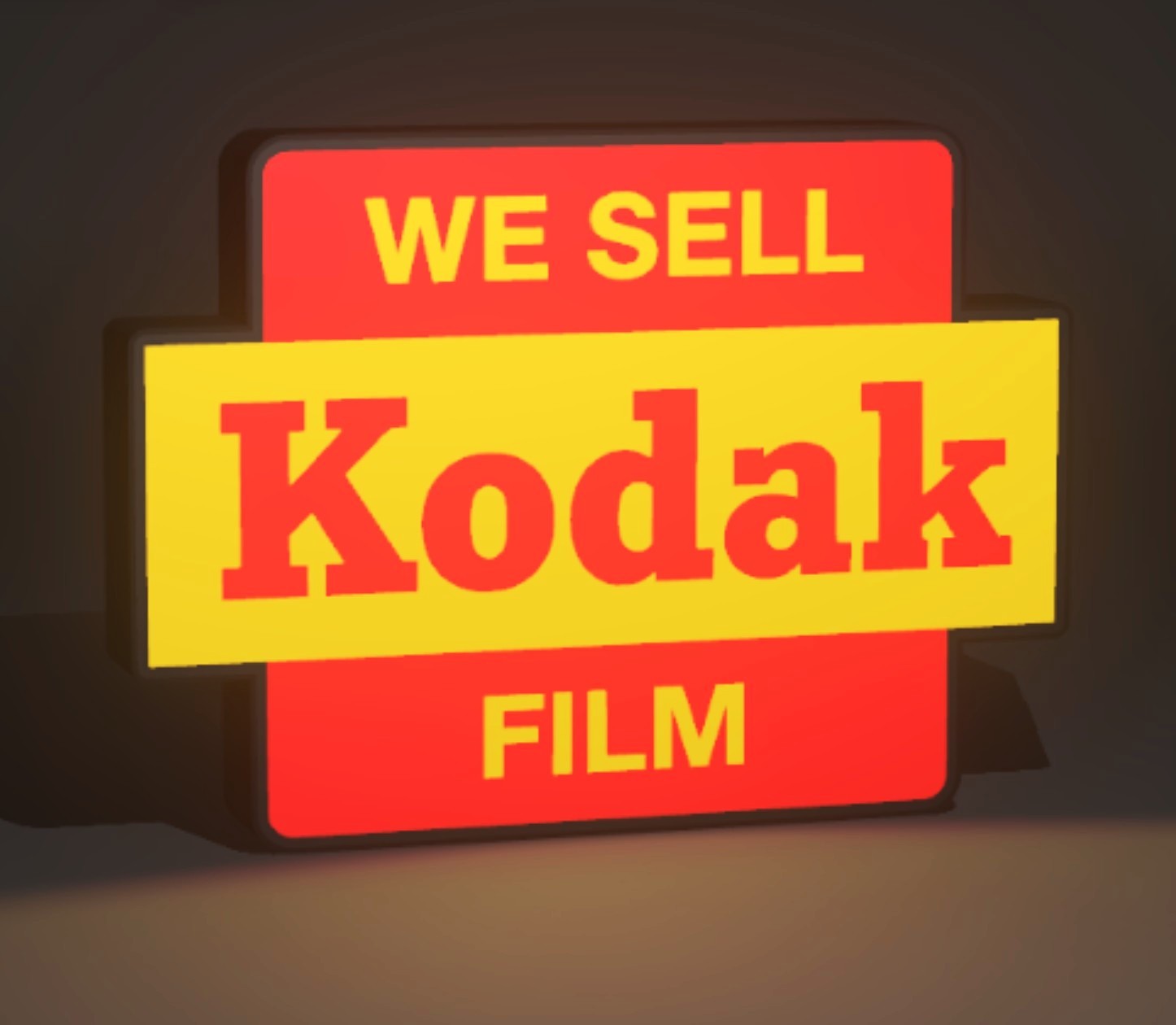 WE SELL KODAK LED SIGN LIGHT BOX LARGE 13″ SIZE TRUSTED SELLER SEE FEEDBACK