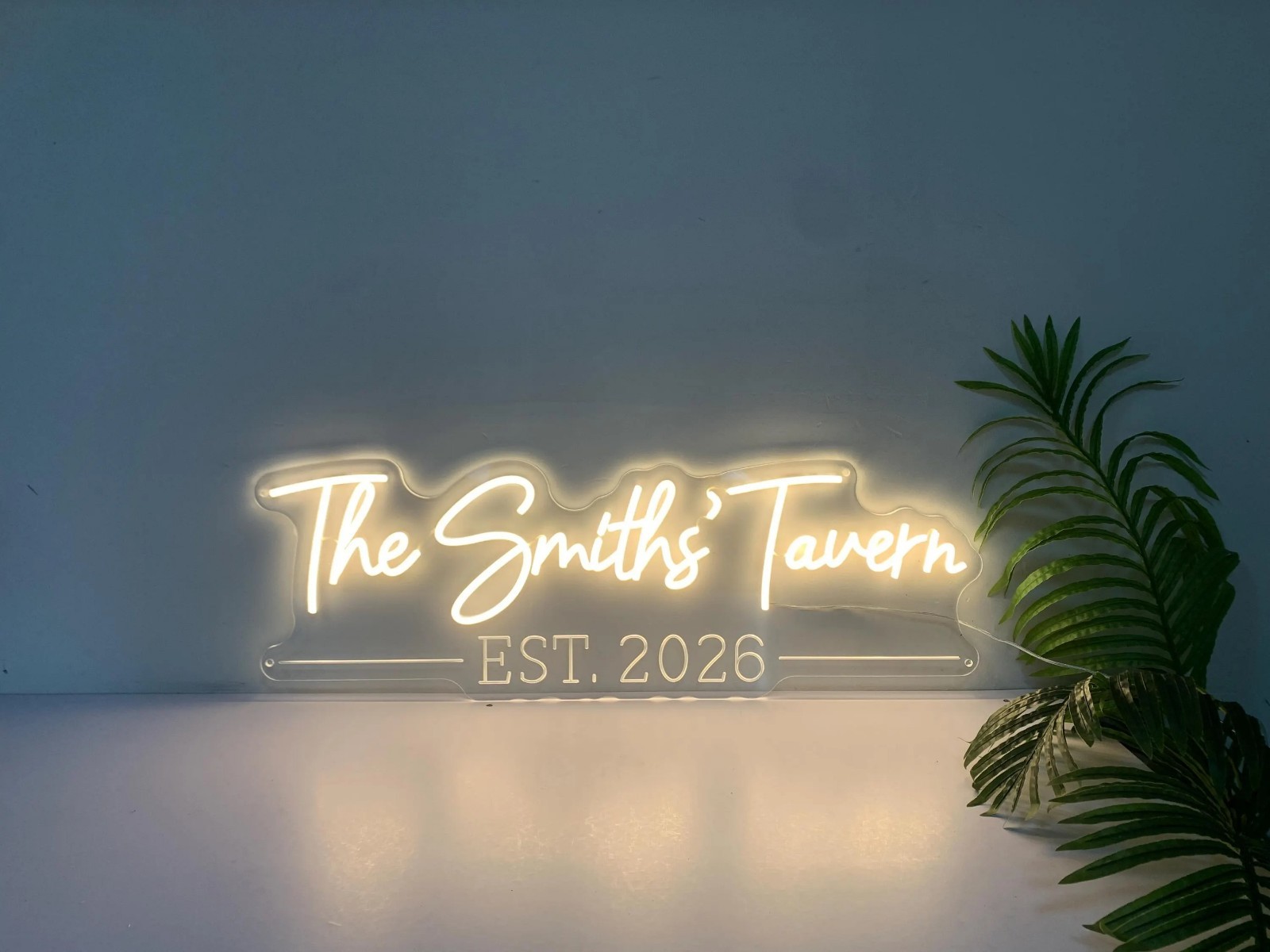 Custom Bar Name Neon Sign Personalized Man Cave Home Bar Gifts For Him, Decor