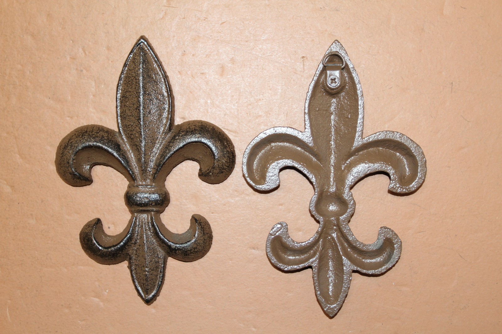 2-FLUER DE LIS Medium Wall Plaques,New Orleans Style Wall Decor,Gifts,F-6