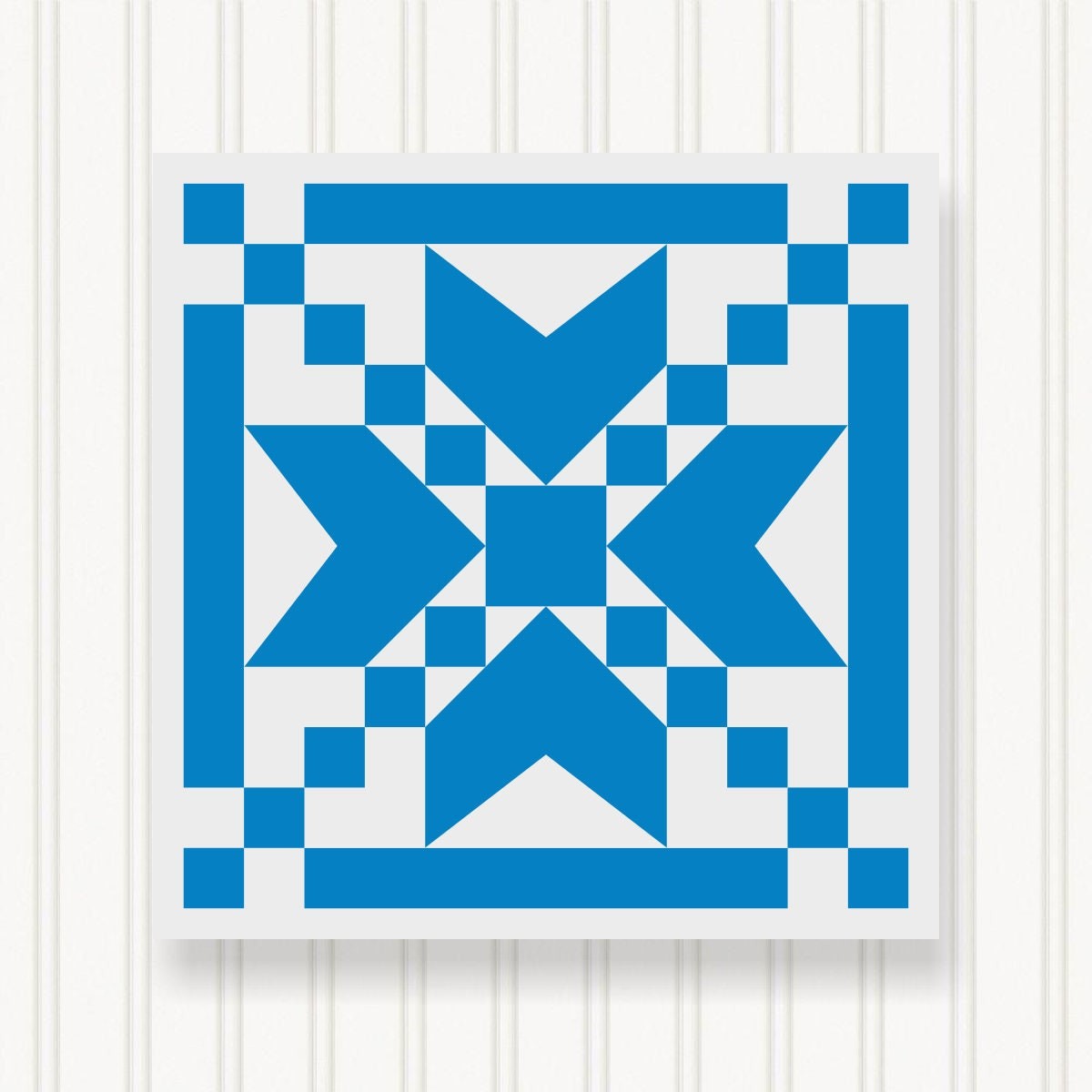 Barn Quilt Square, 8 Sizes, Outdoor & Indoor Wall Art, Home Decor, BQ006-03