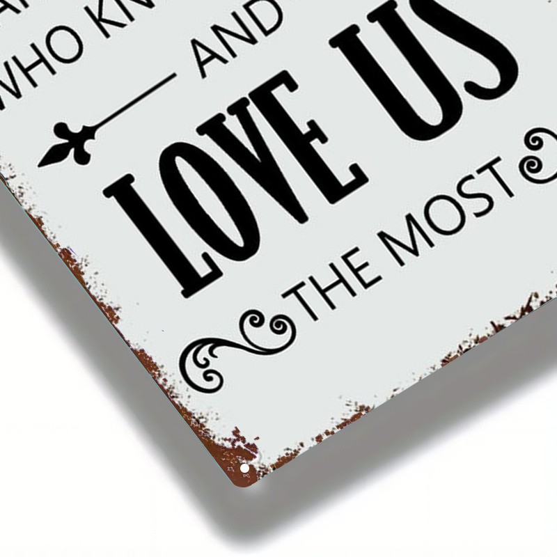 Vintage Iron Art Sign “Moms Know Us Best” 8X12 Inches