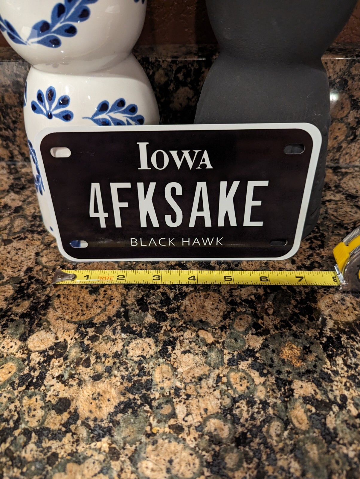7 X 4 Aluminum Small Bike License Plate Sign Adult Humor