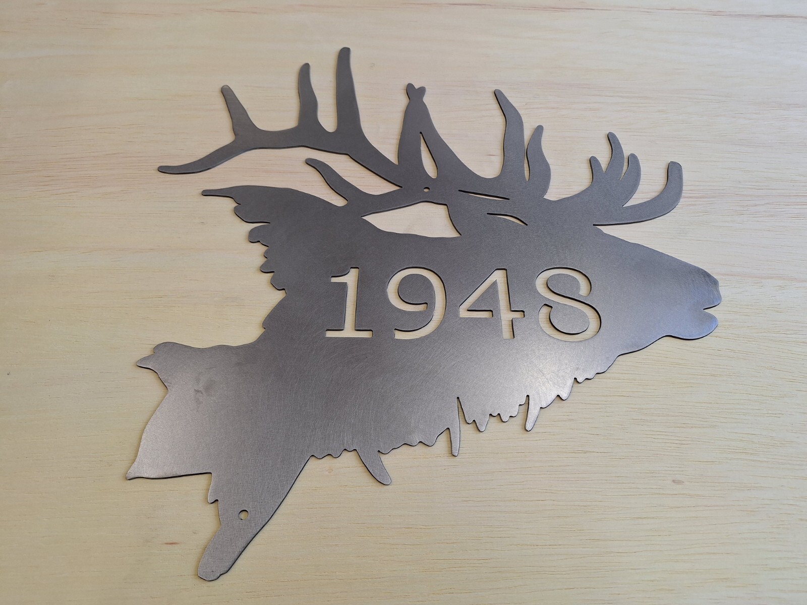 Elk Address sign Custom Steel Hunting Outdoor Home Number