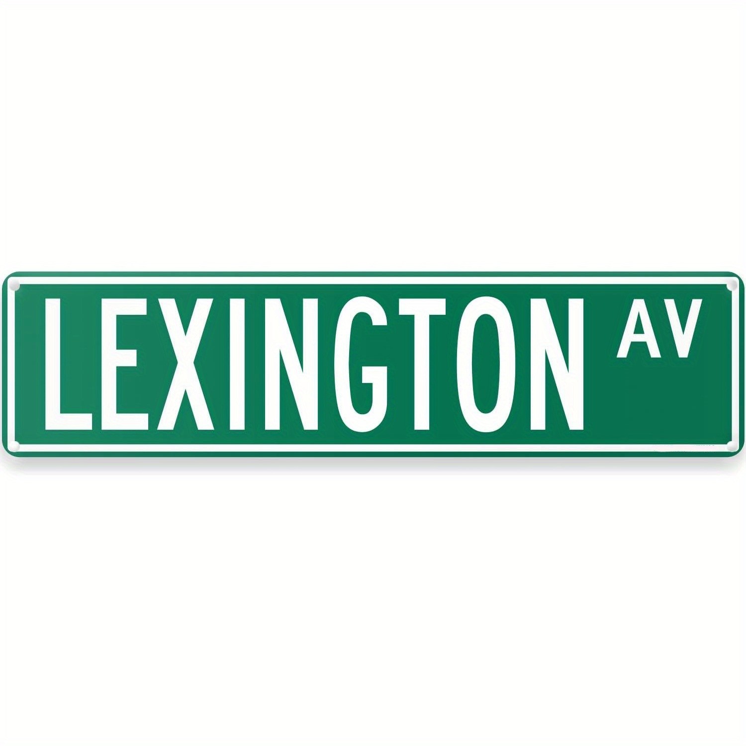 Themed Street Sign Lexington Ave New York Aluminum Street Sign 18×4 Funny