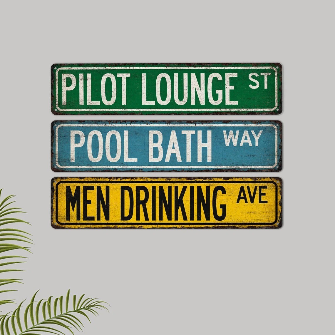 Custom Street Sign, Rustic Street Sign, Vintage Looking Personalized Sign