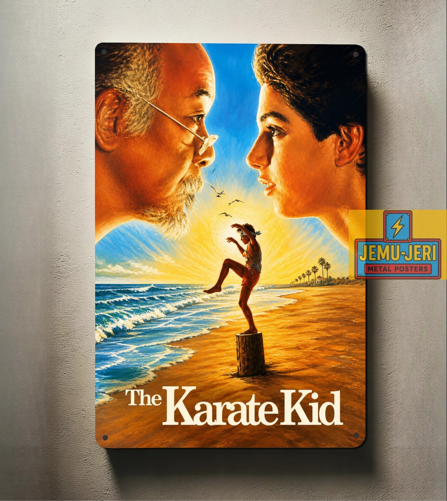 The Karate Kid Movie Metal Poster – Film Collectable Tin Sign – Size 8*12inch