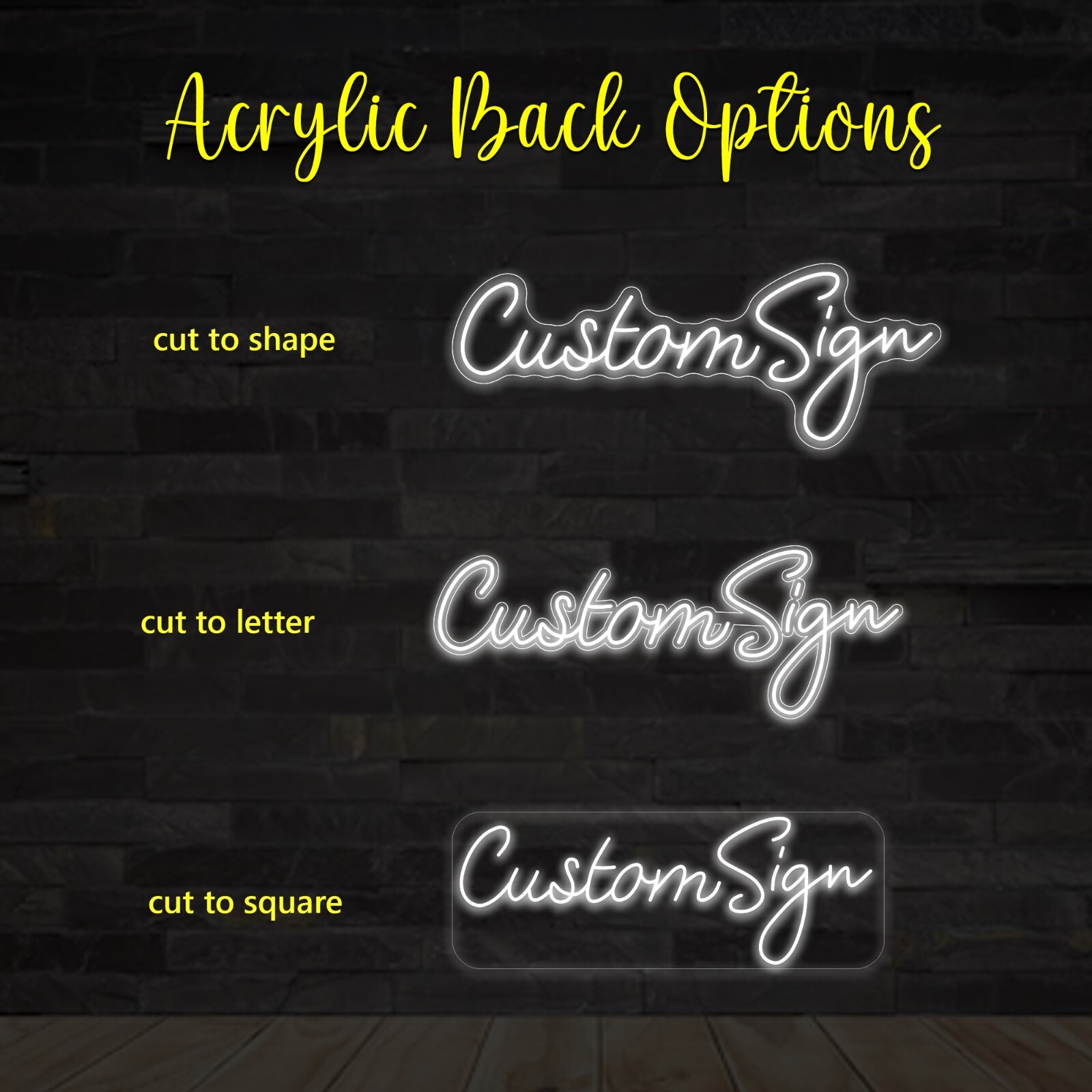 Personalized Neon Sign Custom Name Logo LED Signs Acrylic Wall Decor Night Light