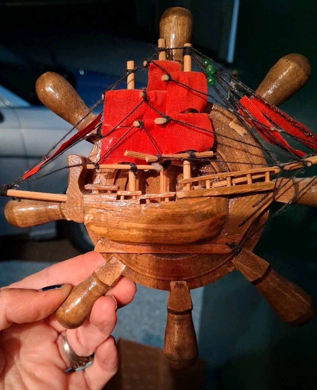 Nautical Small Wooden Wall Hanging Glossy Beachcombers International