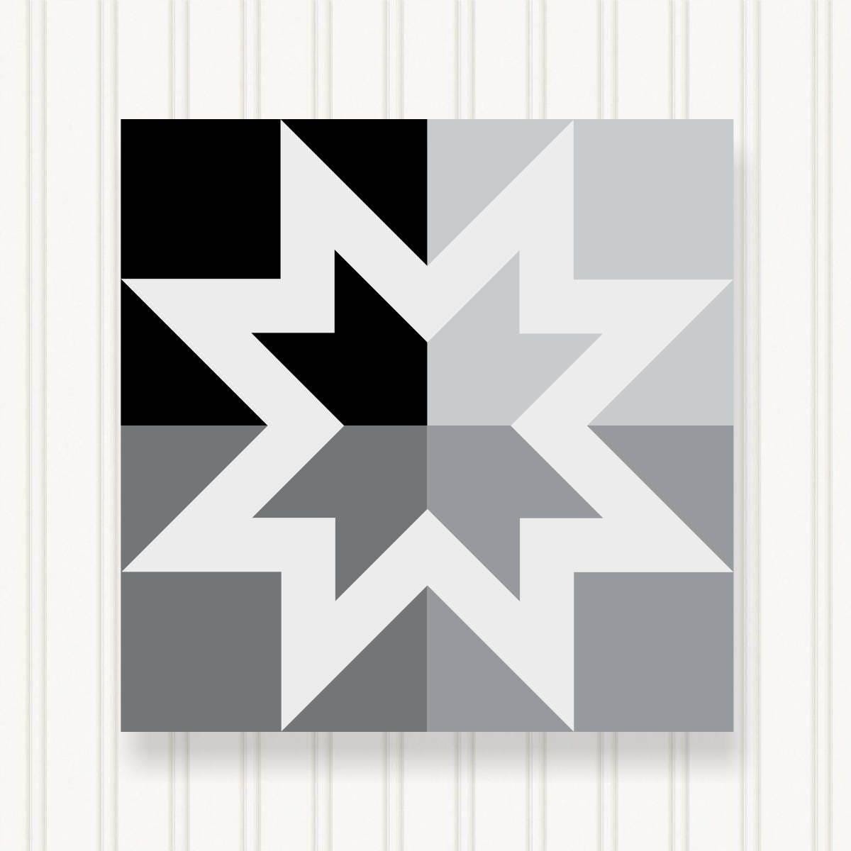 Barn Quilt Square, 8 Sizes, Outdoor & Indoor Wall Art, Home Decor, BQ011-05