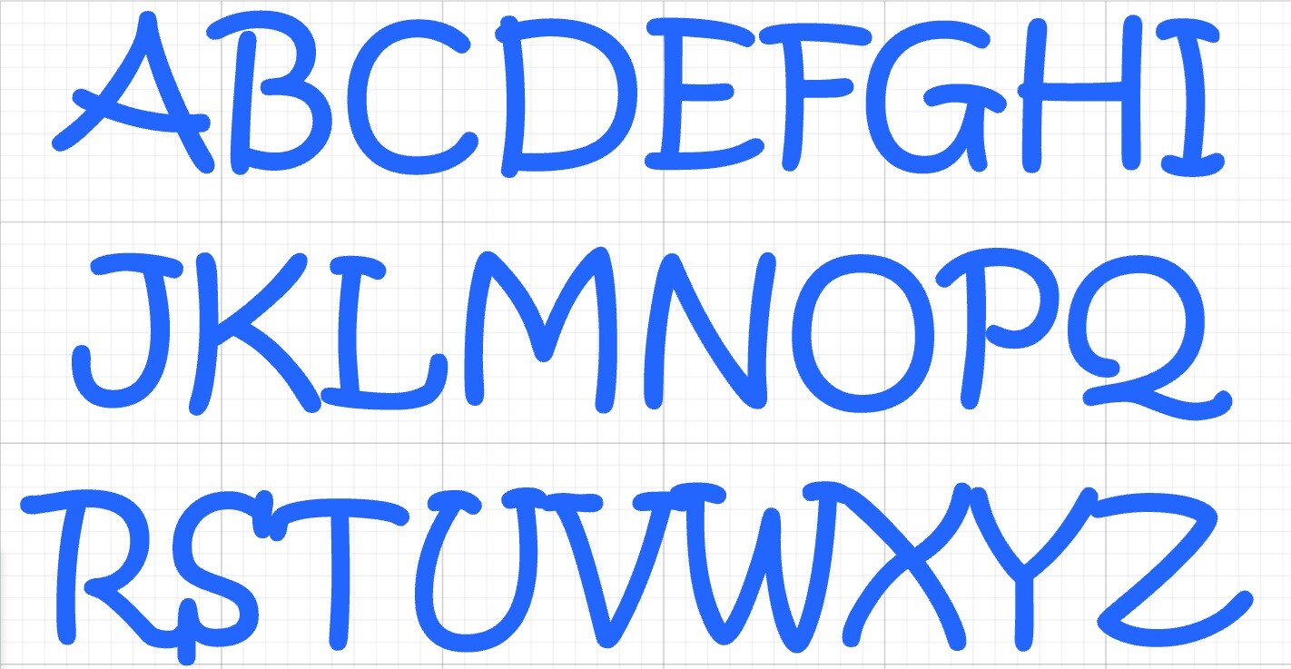 Laser Cut Unfinished Wood Letters or Numbers Kristen ITC Font Craft Cutout