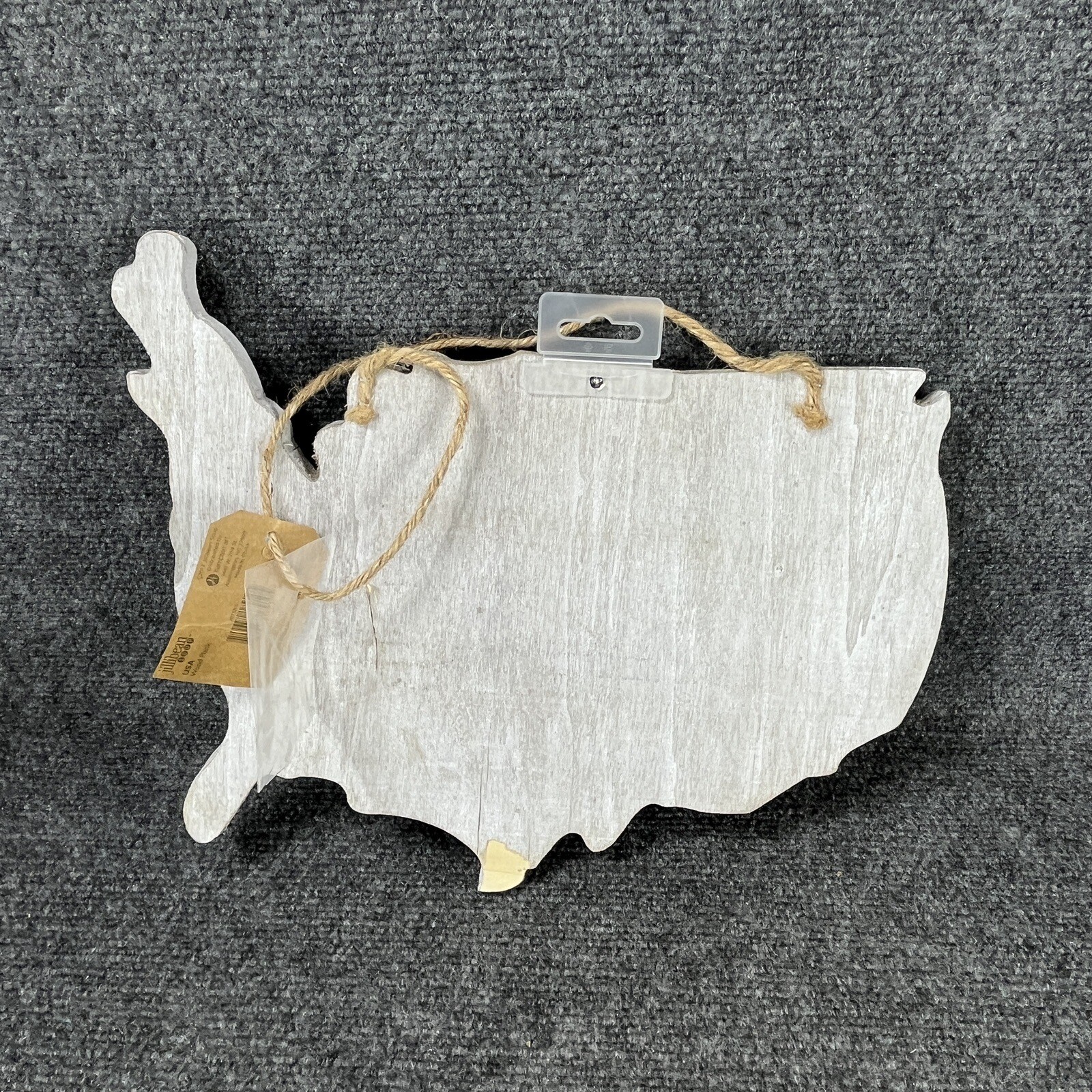 Wooden USA Wall Plank United States Wood Cut Out Sign NEW Hanging America Decor