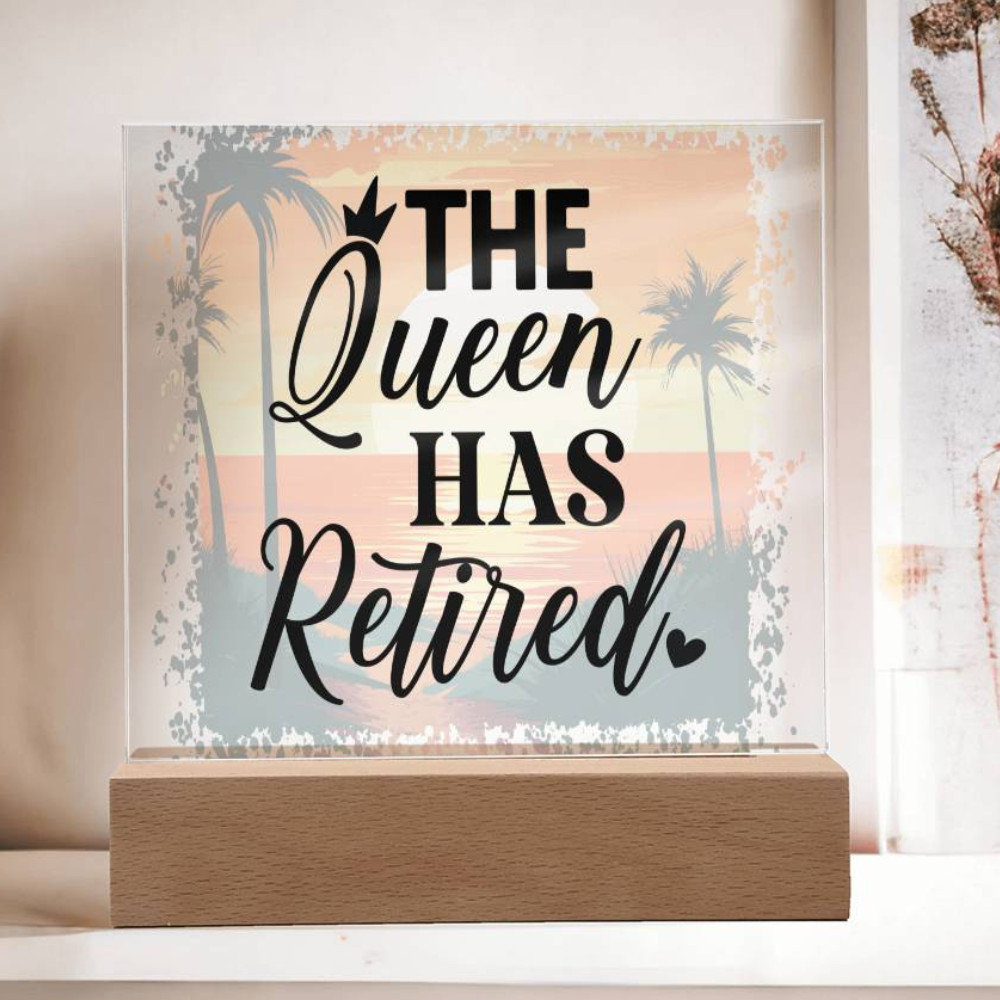 Retirement Gift for Women, Acrylic Plaque w/LED, Best Seller, Gift Ideas 2023