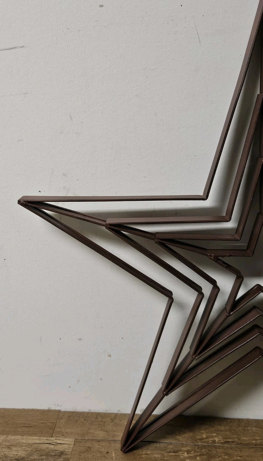 5 Point Star Metal Art Wall Decor 18″ x 17″