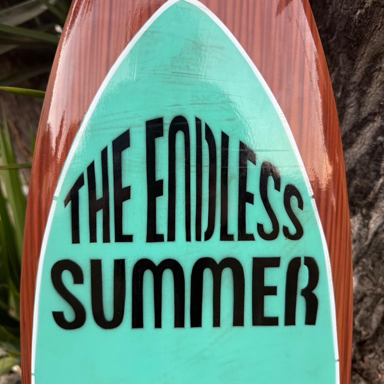 The Endless Summer Surf Documentary, Surfboard Wall Plaque, Handcrafted Airbrush
