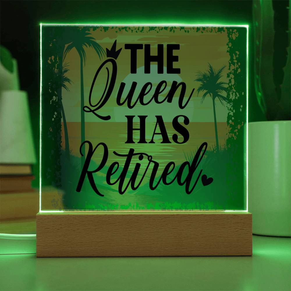 Retirement Gift for Women, Acrylic Plaque w/LED, Best Seller, Gift Ideas 2023