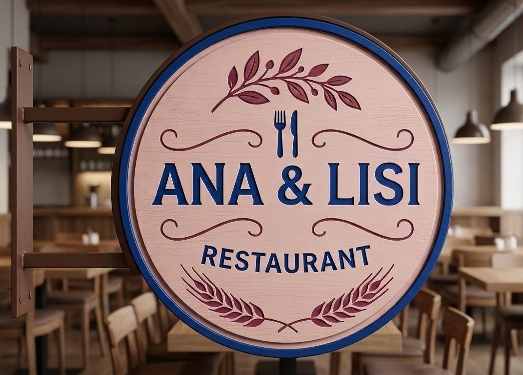 Custom Round Wall Sign-Business Logo, Wood Personalized/Send message to seller
