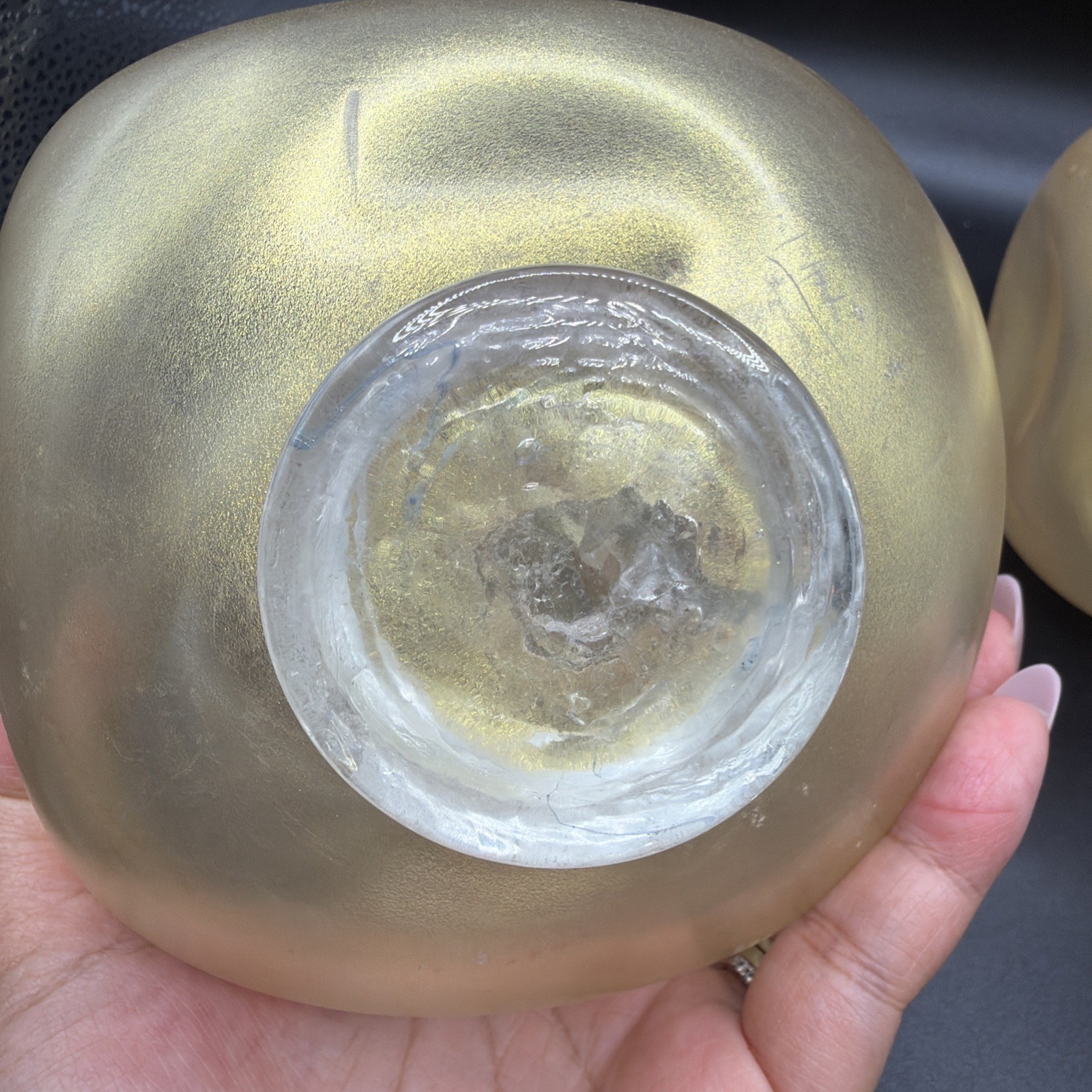 Global Views Design Set Of 3 Wall Rocks – Frosted Gold Home Decor