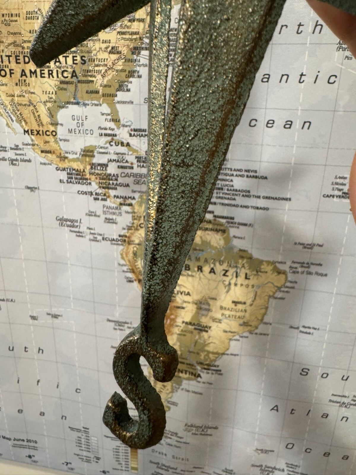 Rustic Cast Iron Rose Compass Nautical Beach House Wall Art/Outdoor Garden Decor