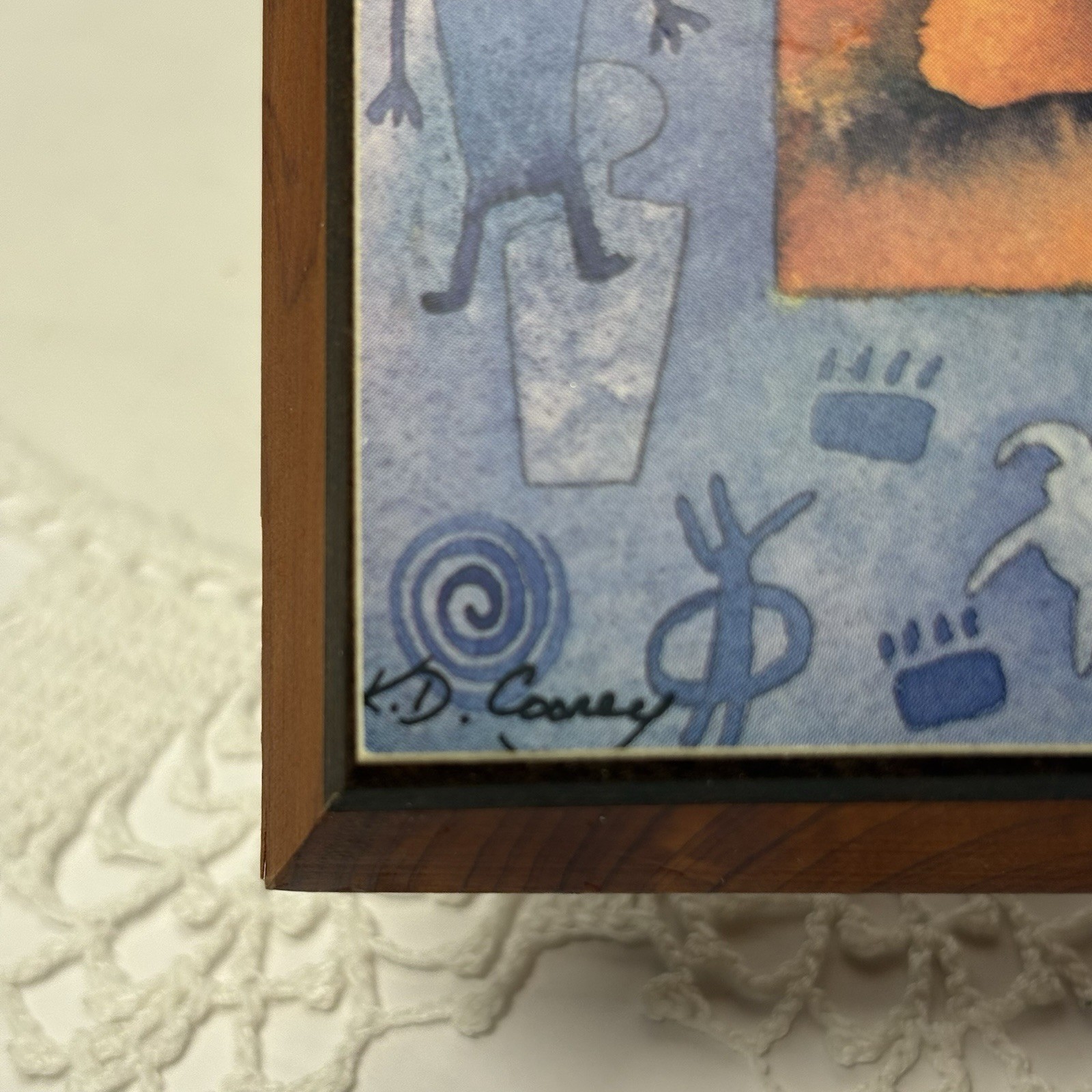 Kathy KD Cooney Pertroglyphs Rocks Wall Plaques Southwest Scenes