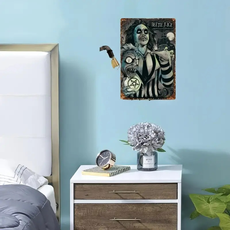 Beetlejuice Movie Metal Sign Film Decorative Vintage Look 8x12in A
