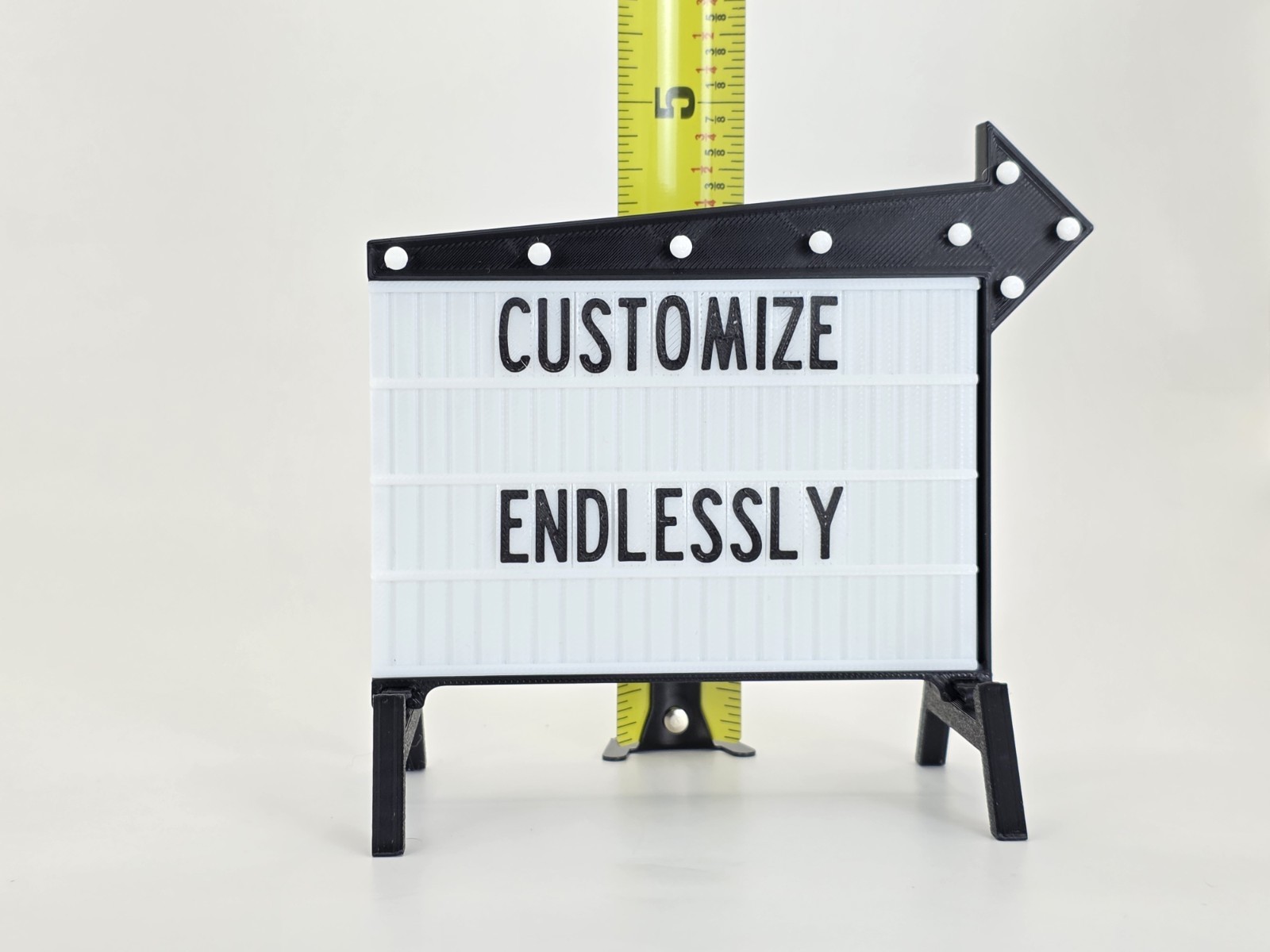 Mini Retro Marquee Sign with Letters – Customizable Desk Decor (Cinema Style)