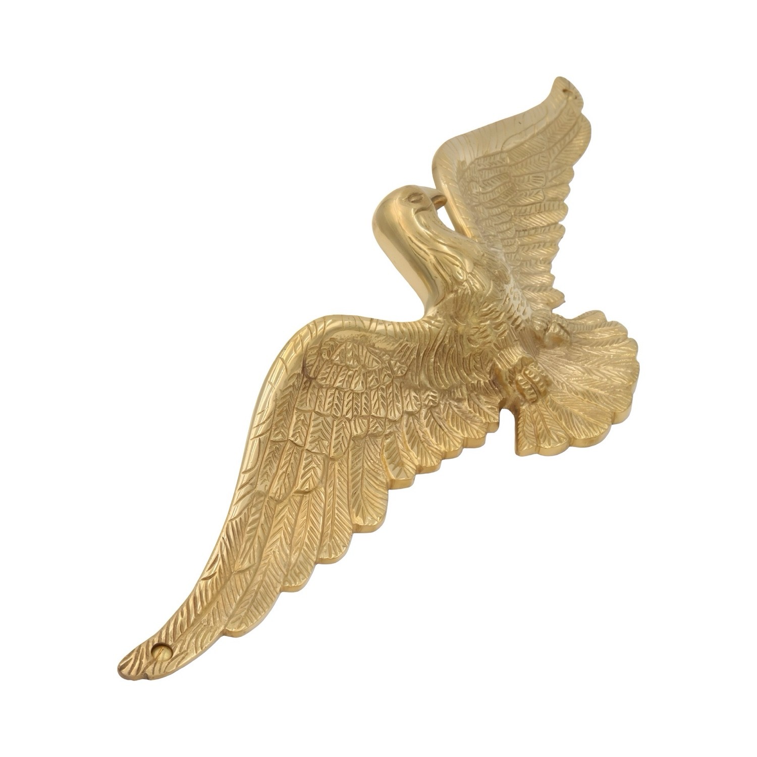 American Eagle Wall Plaque in Solid Cast Brass 20 Inch