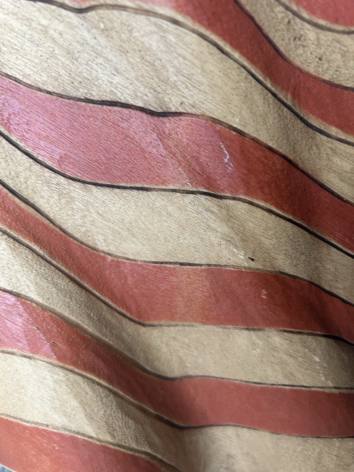 Vintage Retro Burwood Products Co 1971 American Flag Wall Hanging Americana