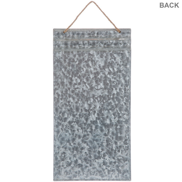 Home Sweet Home Galvanized Metal Hanging Wall Decor