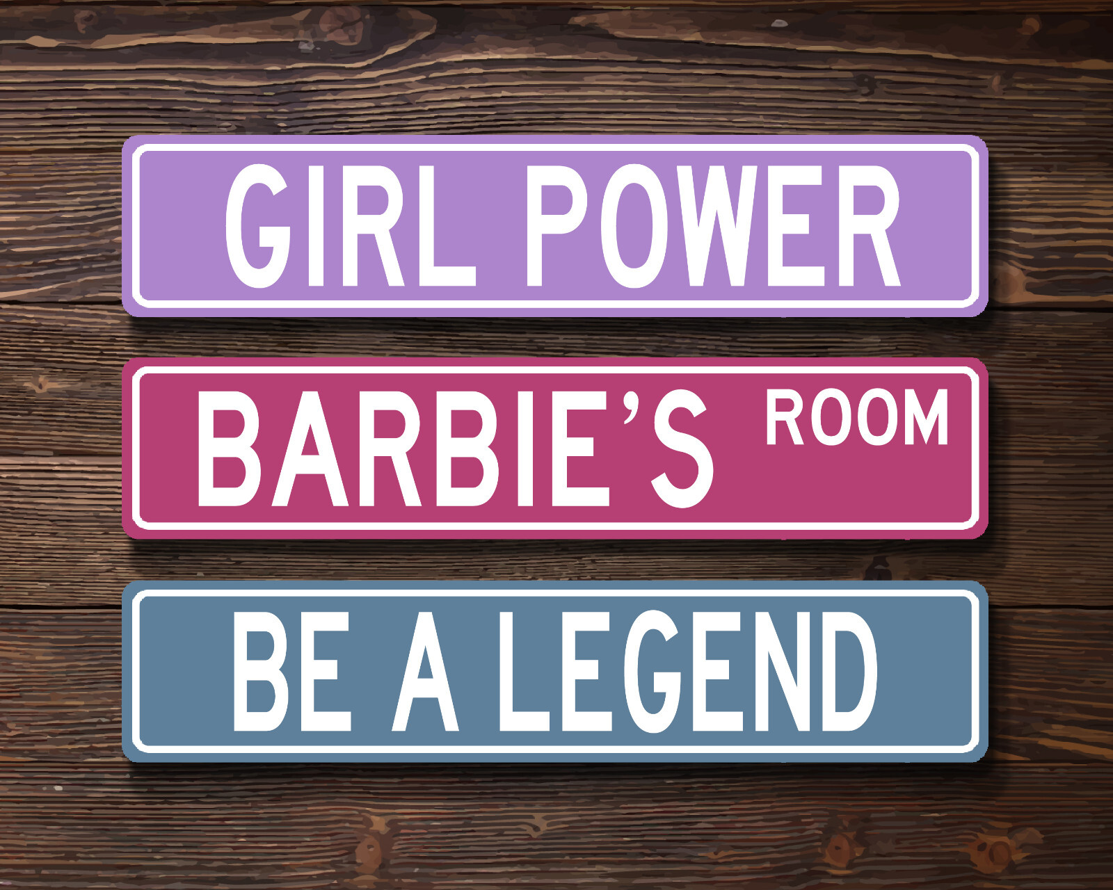 Custom Name Sign Aluminum Street Sign Personalized Sign Plate New Vintage ACW01