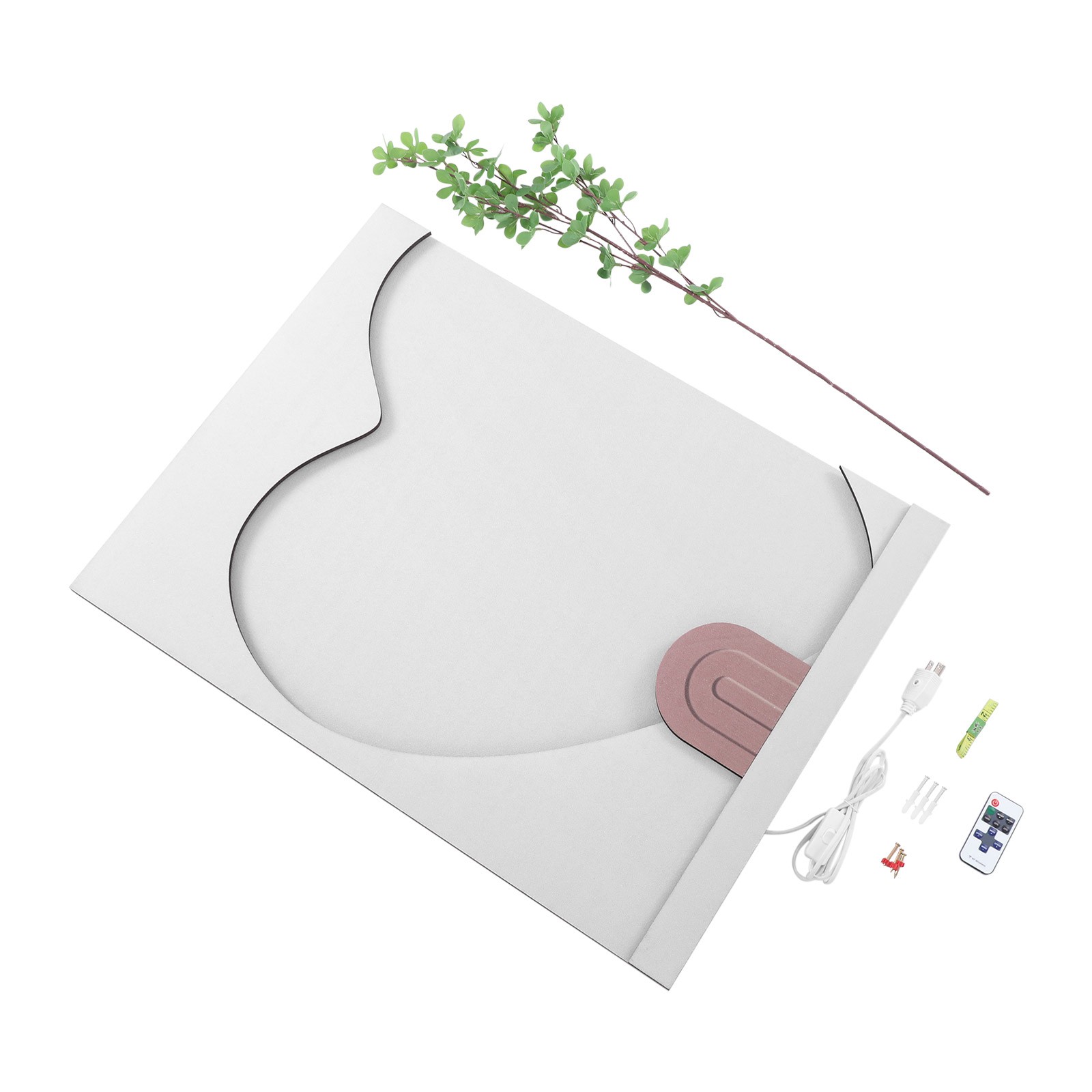 3D Sandstone Wall Art Painting, White, 23.6 * 31.5in, Living Room, Bedroom