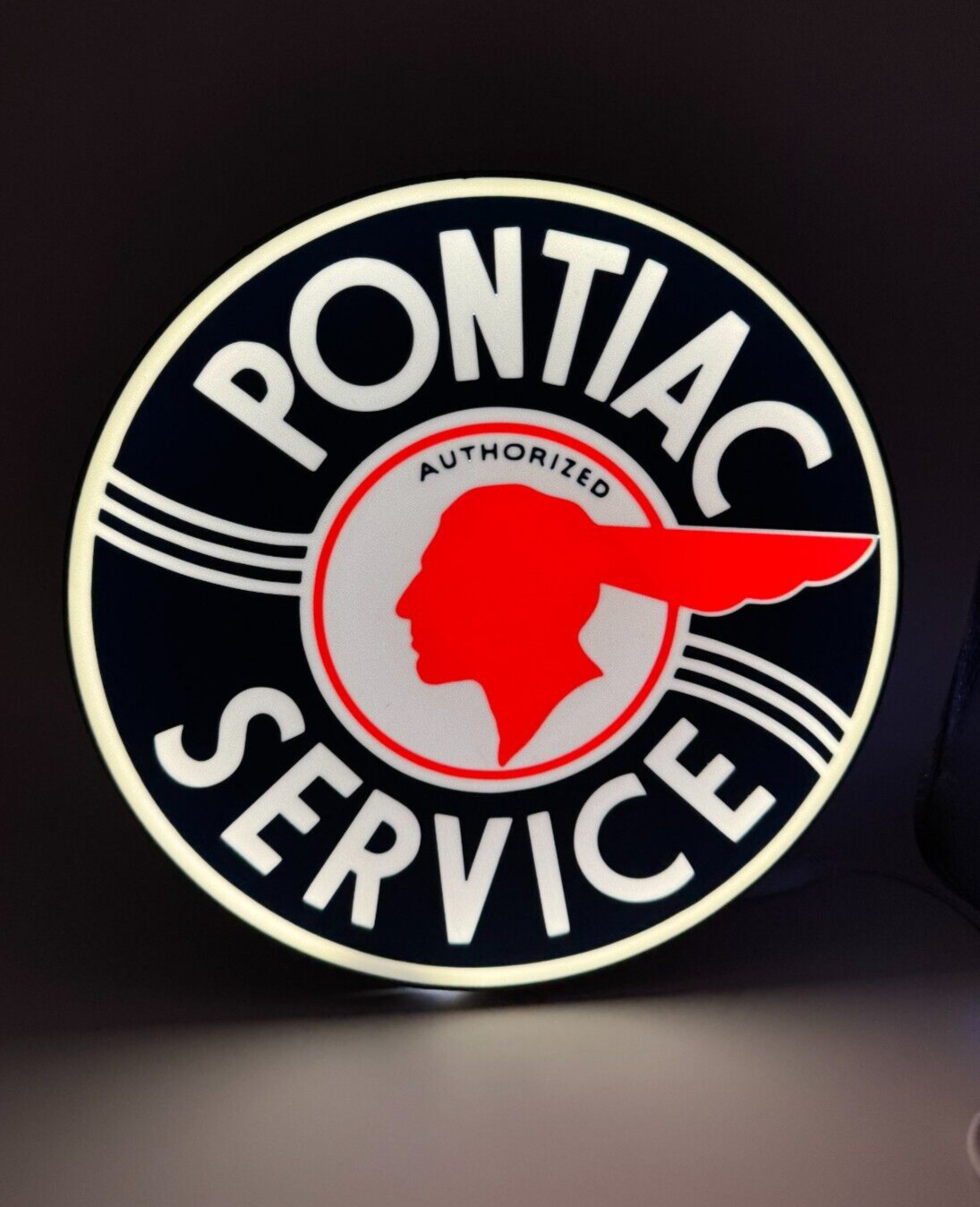 Pontiac Service – Light up LED Sign