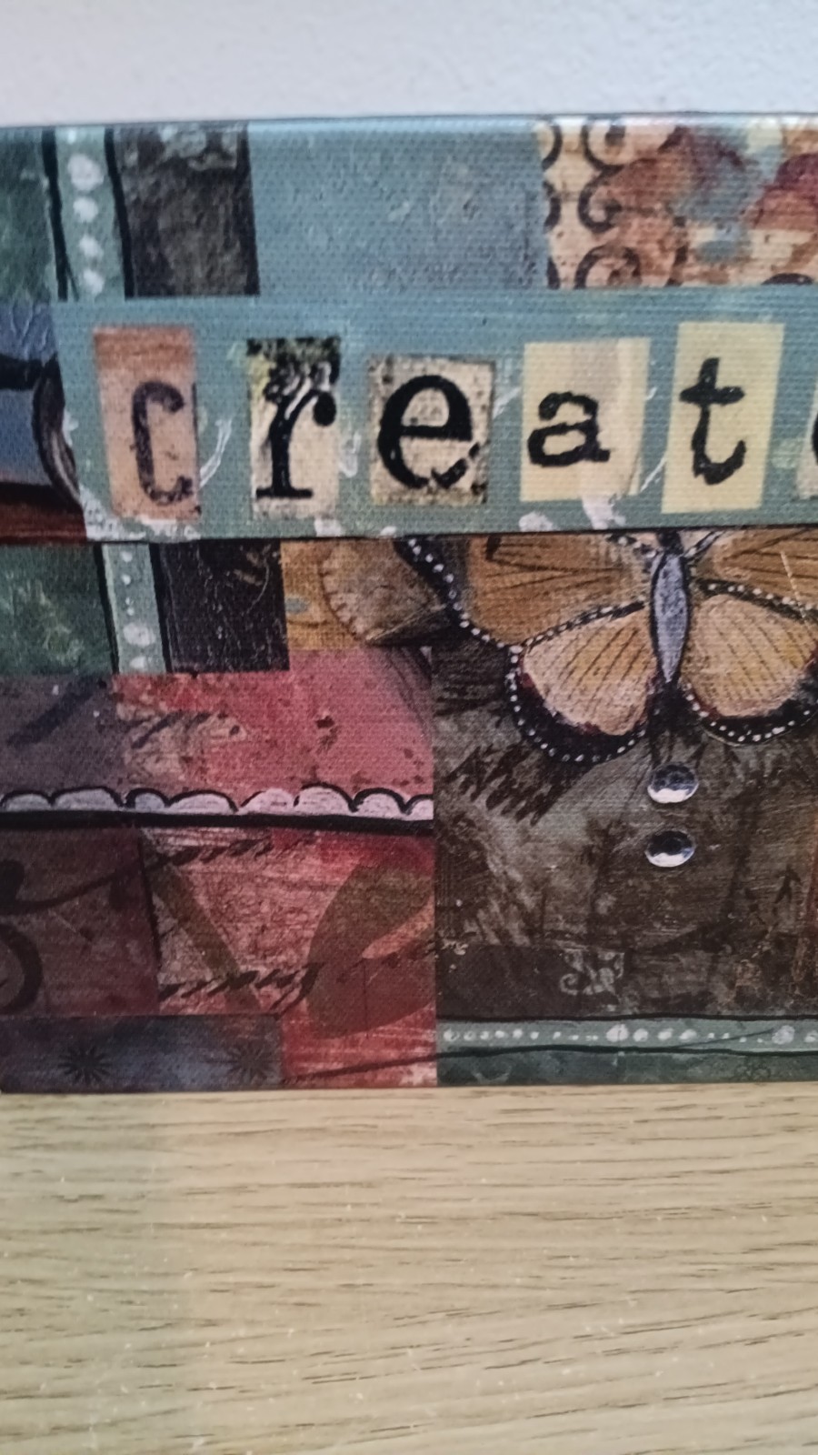 The Kelly Rae Roberts Collection CREATE Wall Decor Sign 6×6