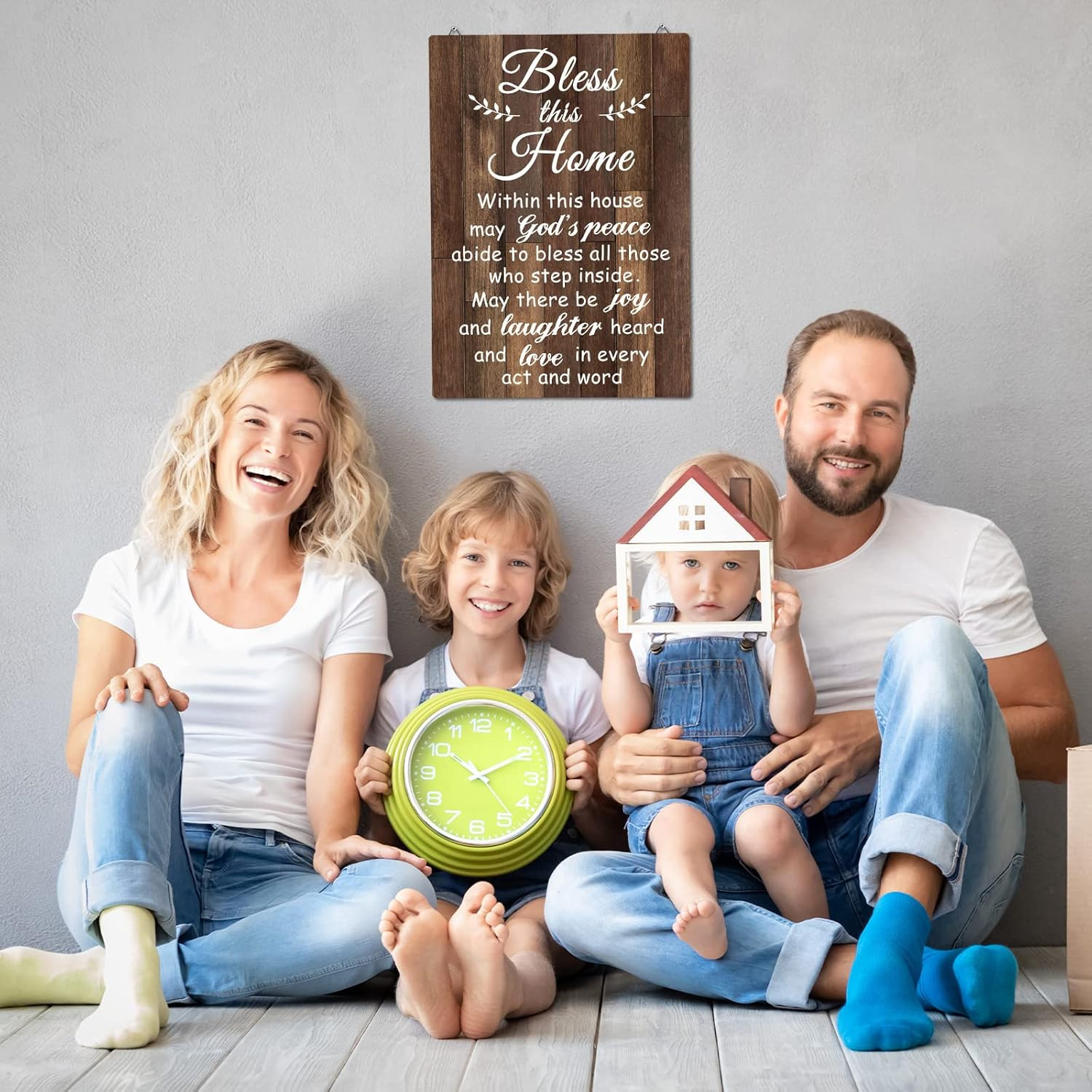 House Warming Gifts New Home Bless This Home Wall Decor House Blessing Plaque Fa