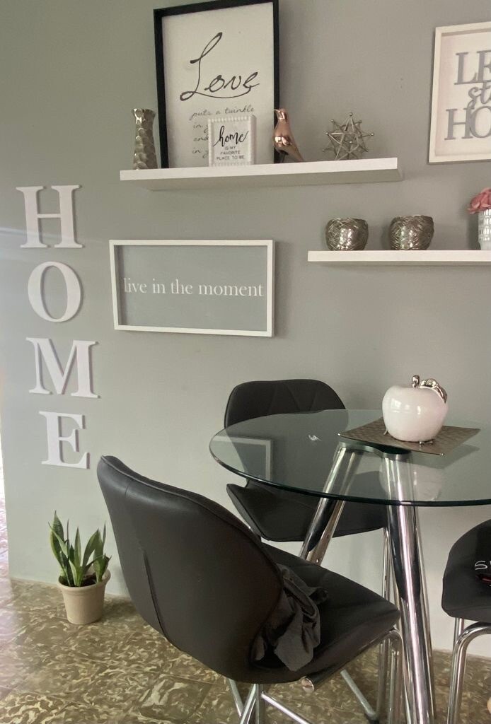 Wall Decor “HOME” Material Plastic
