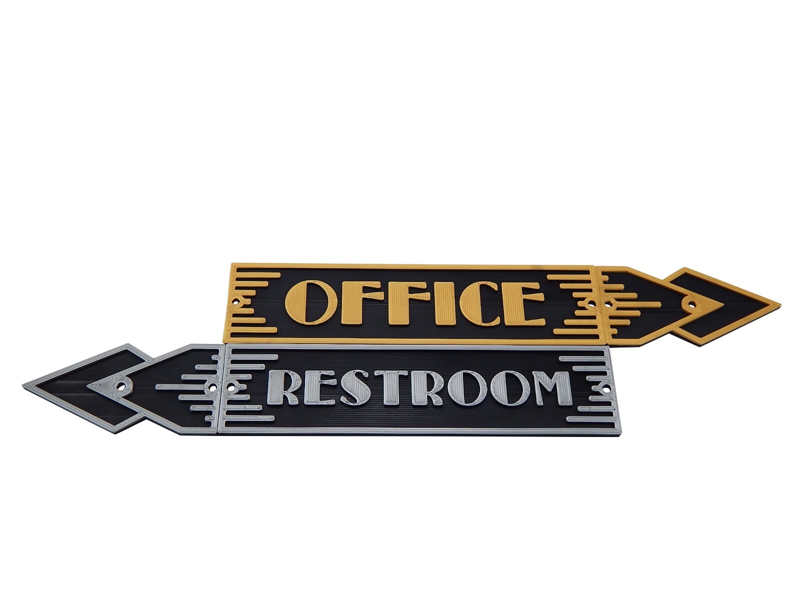 Plastic Private Business Art Deco Style Sign Office Door Home Décor Wall Plaque