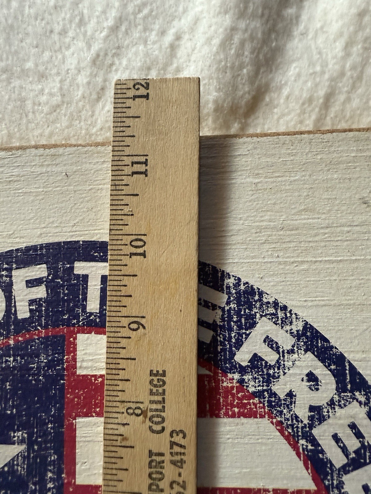 Genuine Life Is Good Wood Sign Red White Blue Flag Land Free Home Brave USA