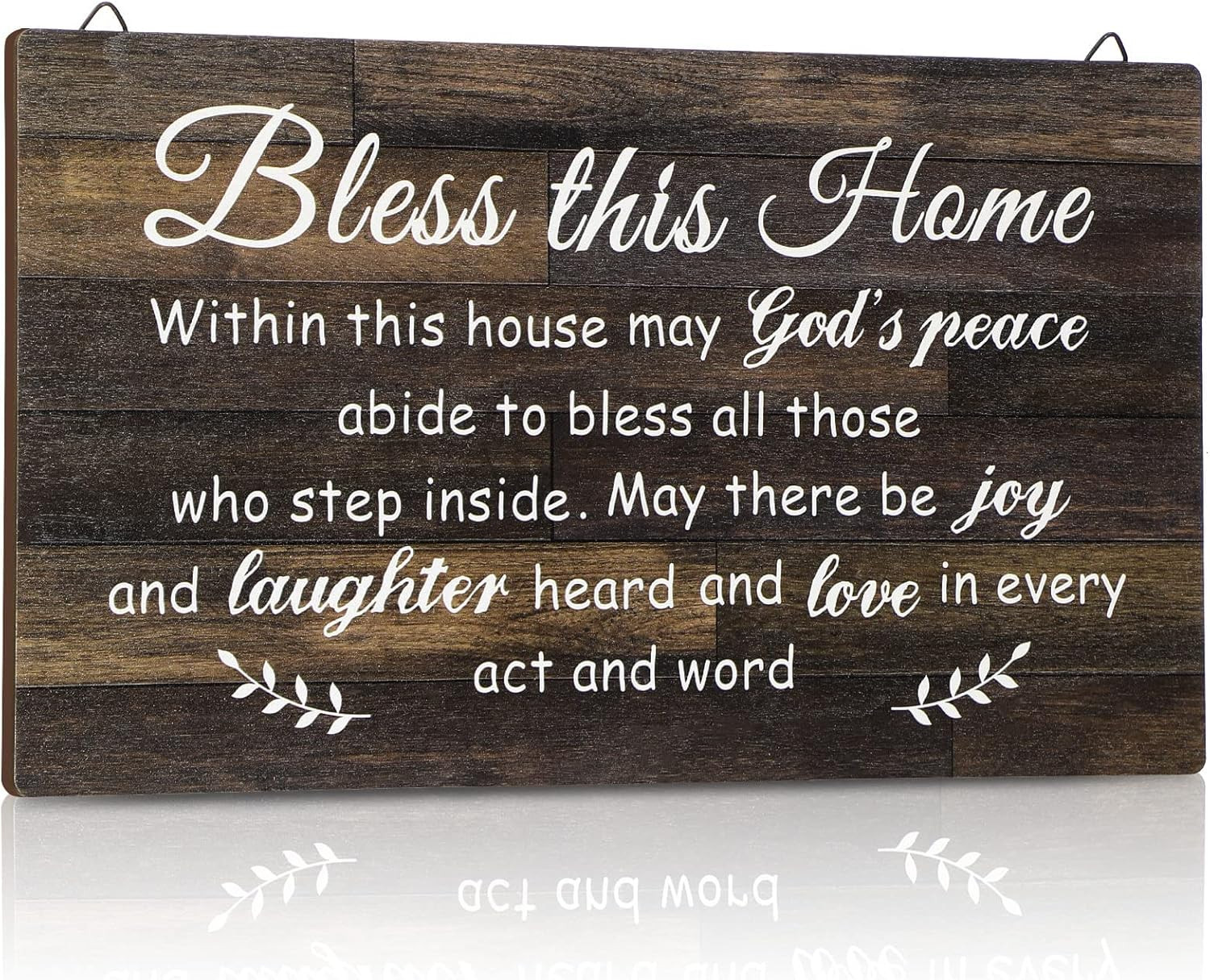 House Warming Gifts New Home Bless This Home Wall Decor House Blessing Plaque Fa