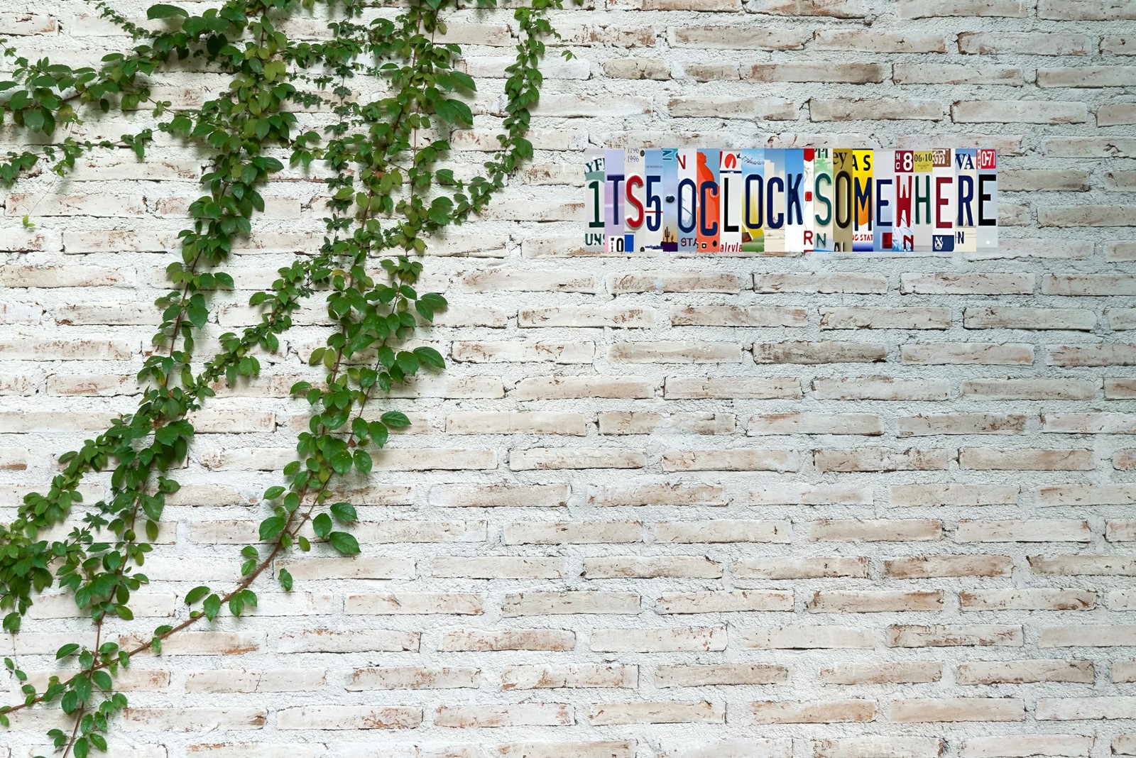 Tin Sign Wall Decor Bar Signs For Its 5 16 x 4 in, 5 O’Clock