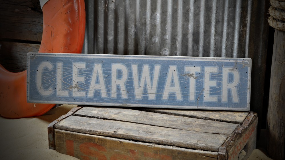 Custom Beach or Coastal Town Sign – Rustic Hand Made Vintage Wooden