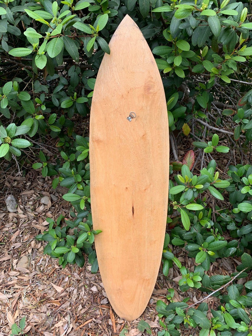 Kona Brewing Long Board Hawaii Airbrushed Surfboard 39″x 10”