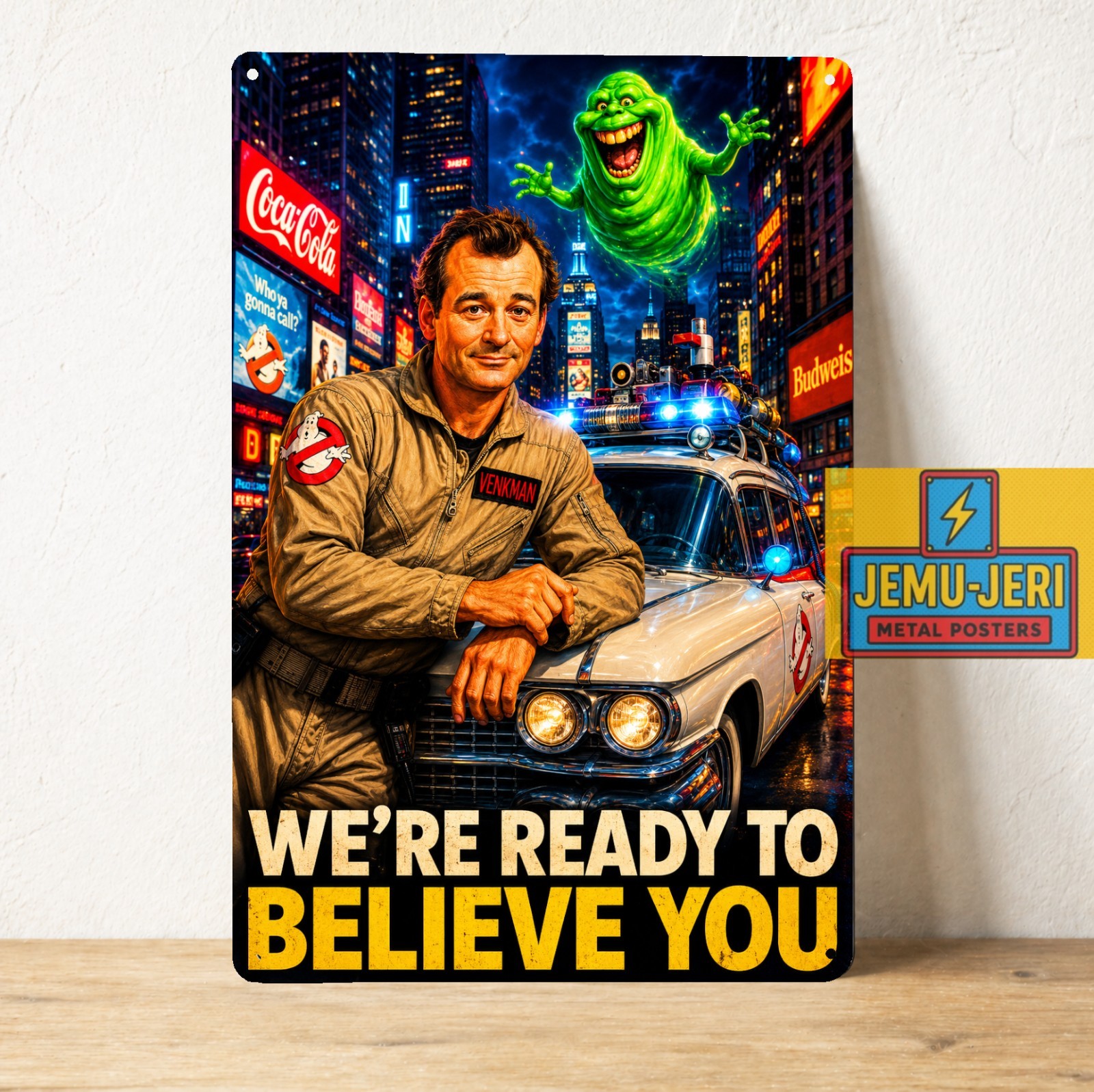 Ghostbusters Movie Metal Poster -Tin Sign- Size 8*12inch