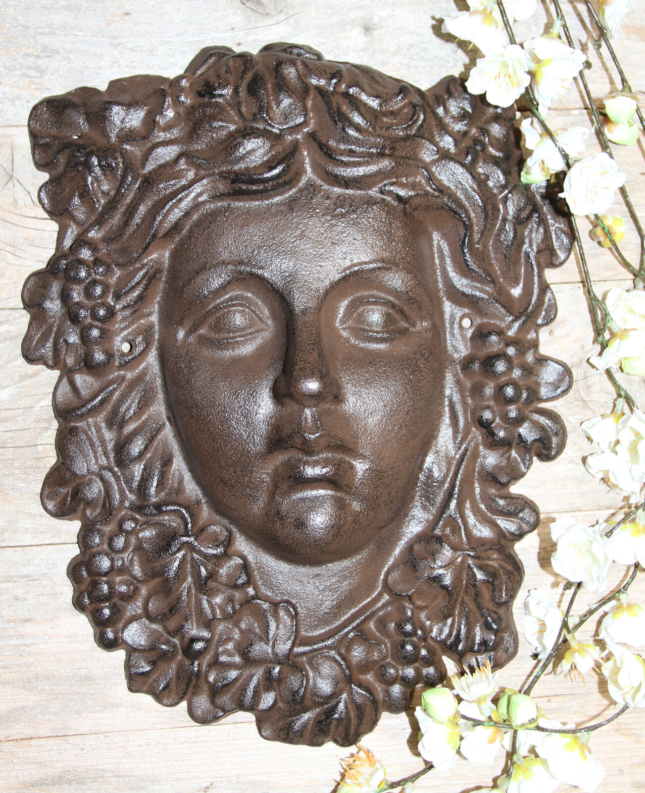 Victorian Face,heavy Wall Hanging, Garden Decor, Gargoyle,patio,deck F-13B