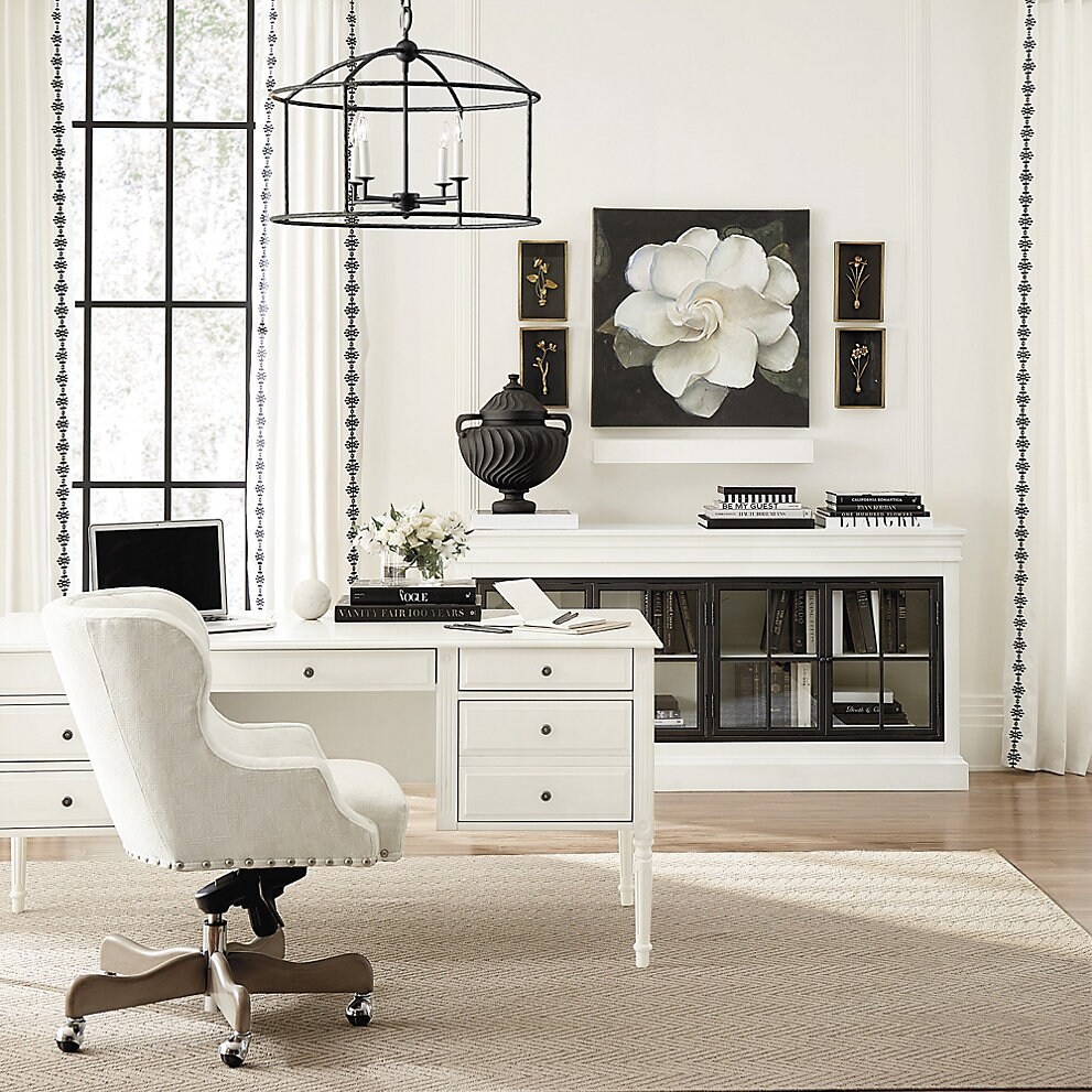 Ballard Designs Fleur De Tole Black Wall Decor…
