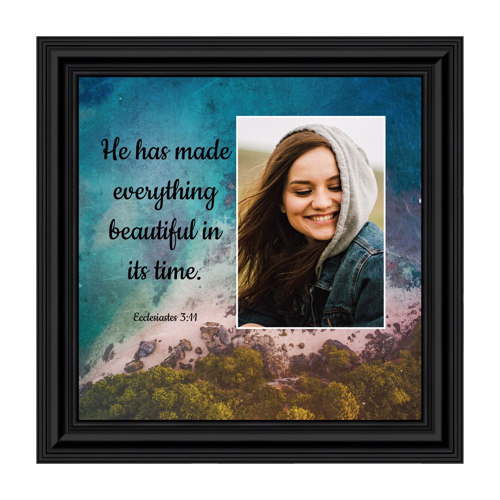 He Has Made Everything Beautiful, Ecclesiastes 3:11, Coastal Framed Picture