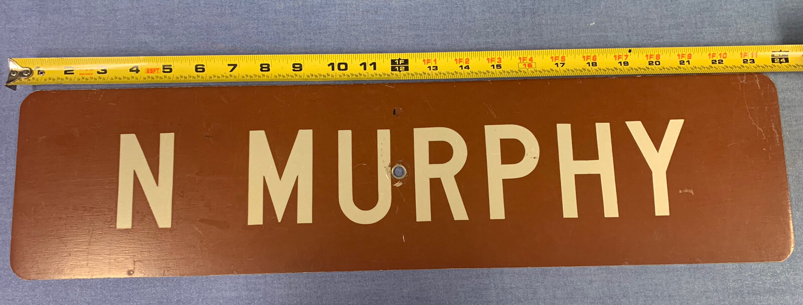 MURPHY Personalized Street Sign Home Decor Name Plate 24” X 6”