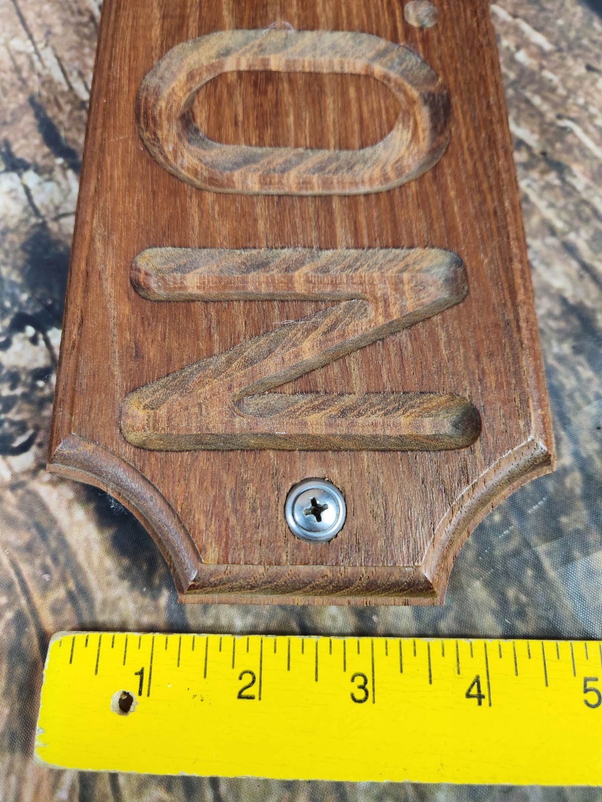 Carved Wood Home Sailboat Boat Numbers Custom Hanging Decor Real Wooden Wall Art