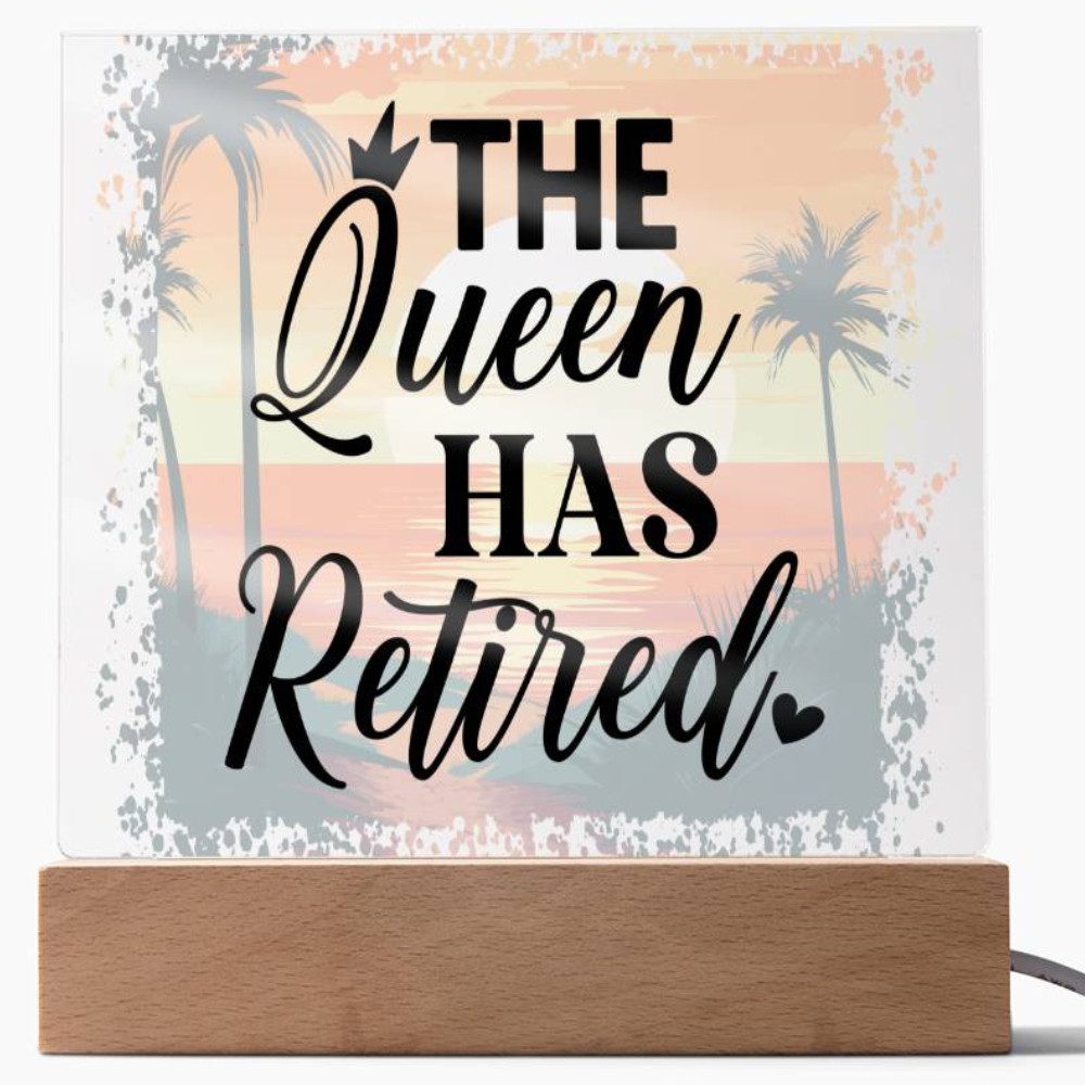 Retirement Gift for Women, Acrylic Plaque w/LED, Best Seller, Gift Ideas 2023