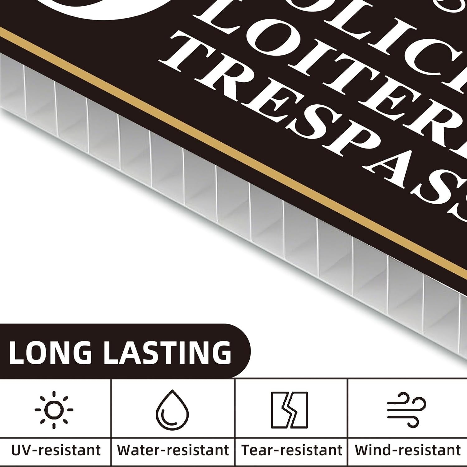 Protect Your Property with Elegant No Soliciting Signs – 14×7