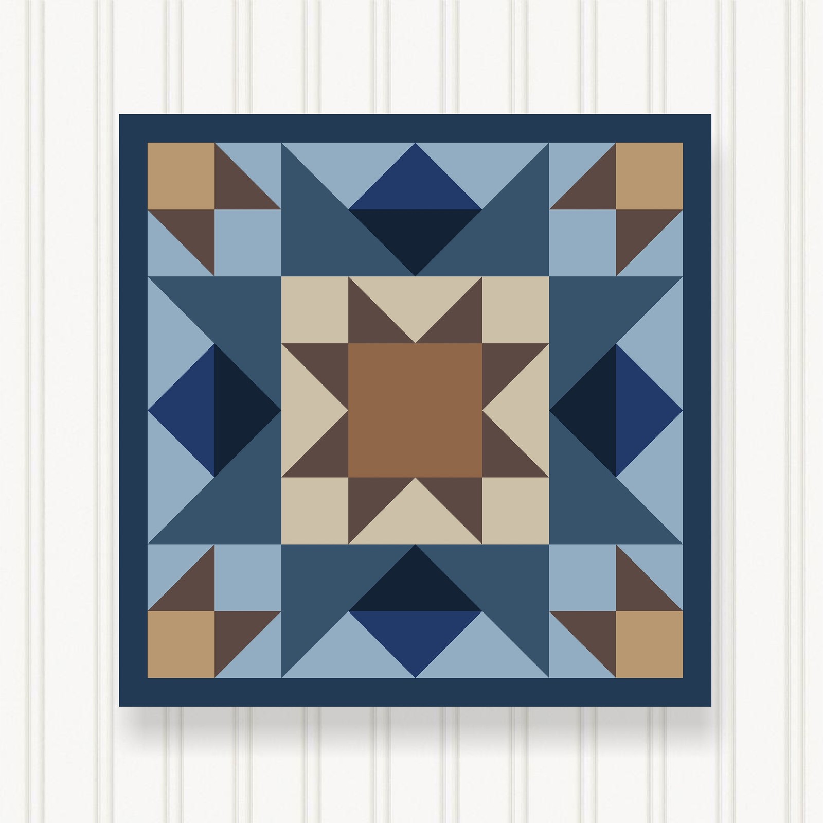 Barn Quilt Square, 8 Sizes, Outdoor & Indoor Wall Art, Home Decor, BQ117-11