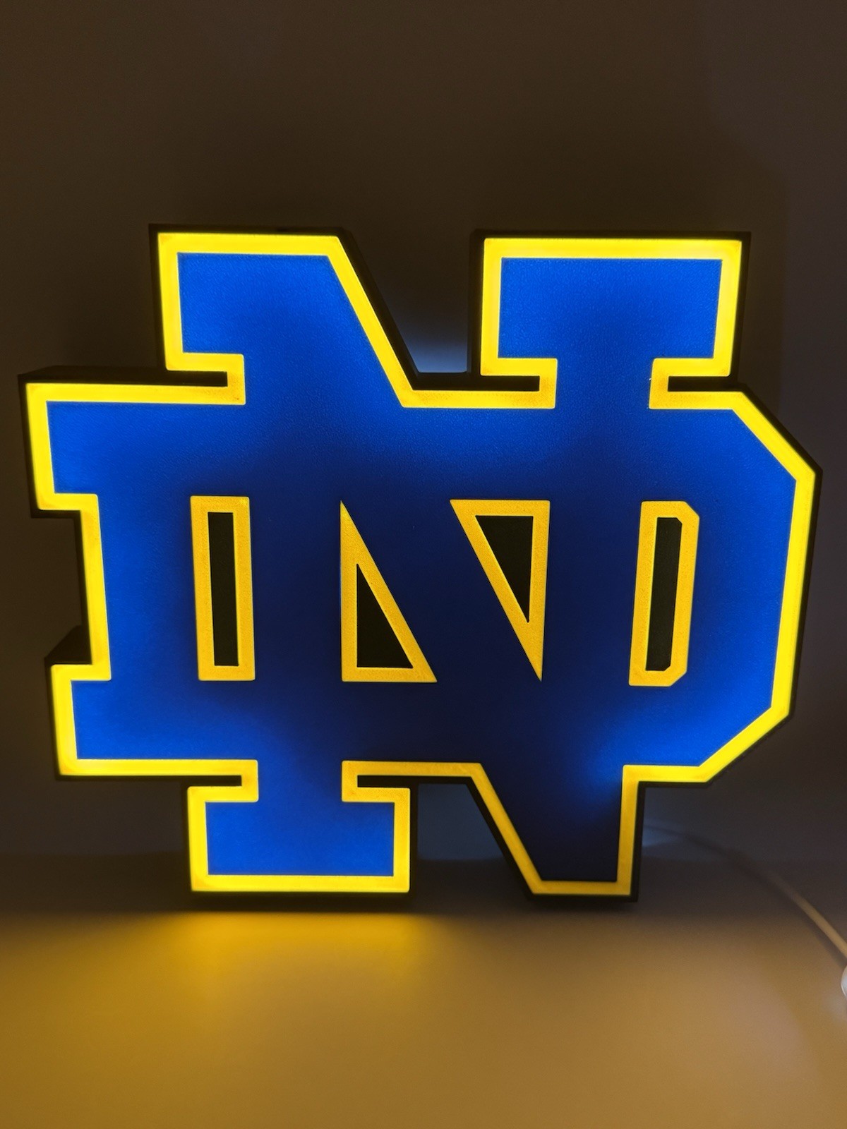 Notre Dame Fighting Irish – Light Up LED Sign College Football NCAA Big 10